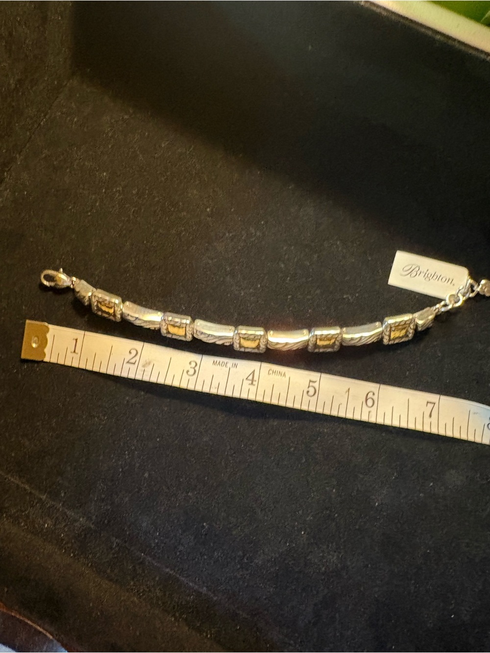 Brighton Silver and Gold Toned Linked Bracelet - NWT